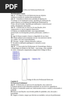 Código de Ética do Profissional Esteticista