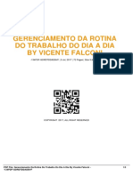 Gerenciamento Da Rotina Do Trabalho Do Dia A Dia by Vicente Falconi Compress