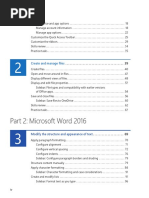 Part 2: Microsoft Word 2016: Create and Manage Files