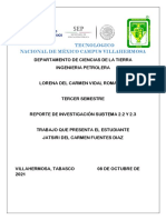 Reporte de Investigación Subtema 2.2 y 2.3