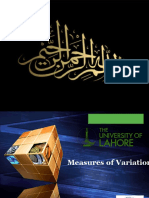 Lecture 9 Measure of Dispersion