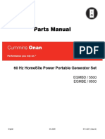 Parts Manual: 60 HZ Homesite Power Portable Generator Set