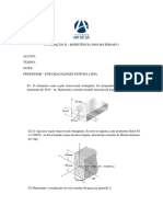 Prova 2 - Resistencia dos materiais 1