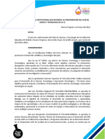 Resolución Directoral Institucional Que Reconoce La Conformación Del Ccyt de La I.E.