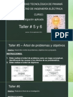 Taller 5 - Árbol de Problemas y de Objetivos - TALLER 6 Título