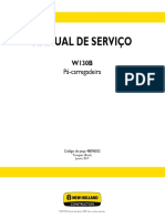 W130B New Holland Pá-Carregadeira Manual de Serviço