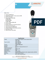 Sonómetro Digital - TM-102