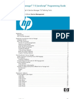 HP Service Manager 7 Javascript HP