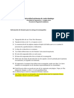 Información de Formato para La Entrega de Monografías...