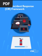 CSA Framework Cloud Incident Framework 1620215103
