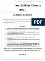 Caderno de Prova (Turma 2) - PDHC 2021