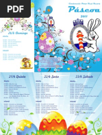 Programação de Lazer - Páscoa 2011 
