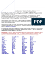 Manuales y Diagramas: ATENCION: Si Usted No Tiene Conocimientos Técnicos y Experiencia en La Reparación de TV