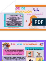 Actividad de Aprendizaje Los Virus Infomáticos 2° - 3° 16 - 20 Agosto 2021