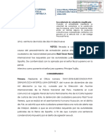 Agresion Sexual - Procedimiento de Extradicion Simplificada (Extradicion Pasiva #43 - 2019 Lima Este)