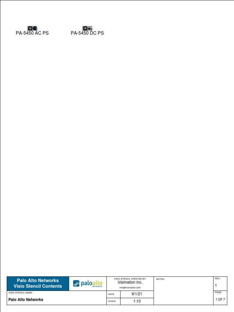 Palo Alto Networks Visio Stencil Contents PDF
