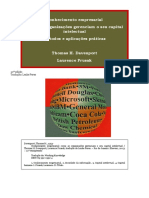 377074189 DAVENPORT PRUSAK Conhecimento Empresarial Como as Organizacoes Gerenciam o Seu Capital Intelectual