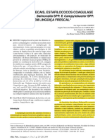 Análise da qualidade microbiológica de lingüiça frescal de diferentes carnes