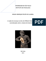 BRUNO ALMEIDA - MESTRADO a Noção de Couraça Na Obra de Wilhelm Reich Origens e Considerações Sobre o Desenvolvimento Humano