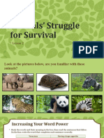 2.animals' Struggle For Survival