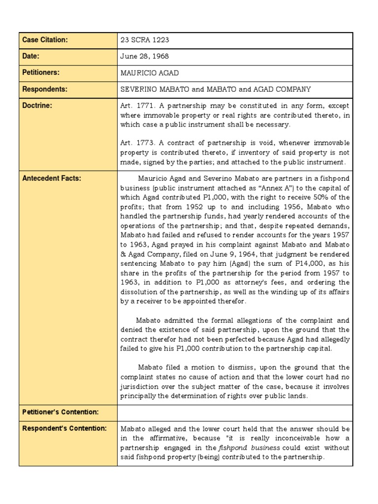 Case Citation Date Petitioners Respondents Doctrine Download Free