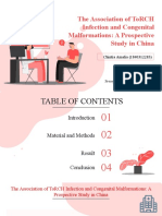 The Association of Torch Infection and Congenital Malformations: A Prospective Study in China