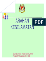 01a - Arahan Keselamatan