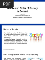 01 - Nature and Order of Society in General