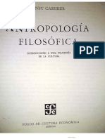 Antropología Filosófica. E. Cassirer