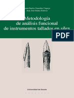 Metodologia de Analisis Funcional de Instrumentos Tallados en Silex