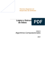 Algoritmos Computacionales: Elementos y Tipos de Información