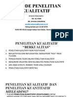 Sesi 1 - Penelitian Kualitatif Berkualitas