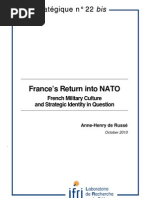 France's Return into NATO. French Military Culture and Strategic Identity in Question