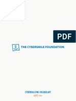 16 The Cybersmile Foundation Cyberbullying Vocabulary