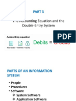 The Accounting Equation and The Double Entry System