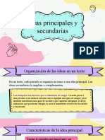 Ideas Principales y Secundarias