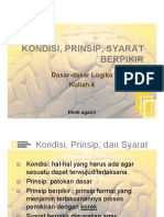 Materi 4. Kondisi, Prinsip, Syarat Berpikir