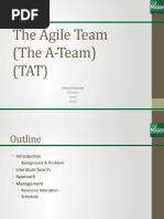 The Agile Team (The A-Team) (TAT) : Project Proposal