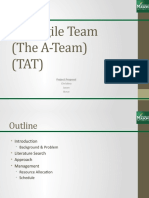 The Agile Team (The A-Team) (TAT) : Project Proposal