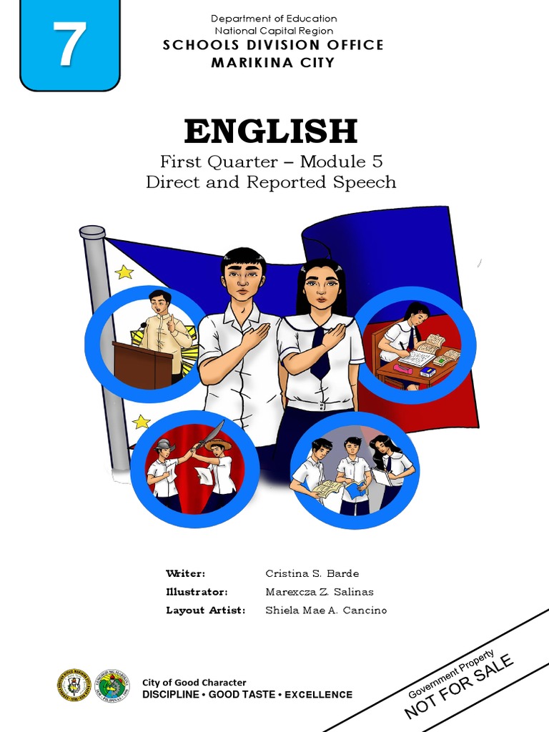 Grade 7 Module 5: Direct & Reported Speech | PDF | Question | Semantic ...