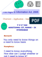 The Right To Information Act, 2005: Overview - Application - Implementation