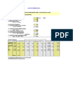 Calculo hidraulico agua potable Buenos Aires sector Gracias a Dios