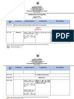 Weekly Home Learning Plan: Department of Education