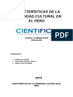 Características de La Diversidad Cultural en El Perú