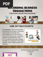 RECORDING BUSINESS TRANSACTIONS Posting