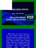 Belajar Sendiri Dapat Gelar Akademik