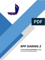 RPP Daring 2: I Putu Dede Mahendra, S.PD