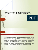 Costos Unitarios - Rendimiento - PPT Versión 1