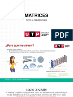 MATRICES - OPERACIONES - EJERCICIOS