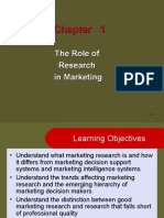 The Role of Research in Marketing